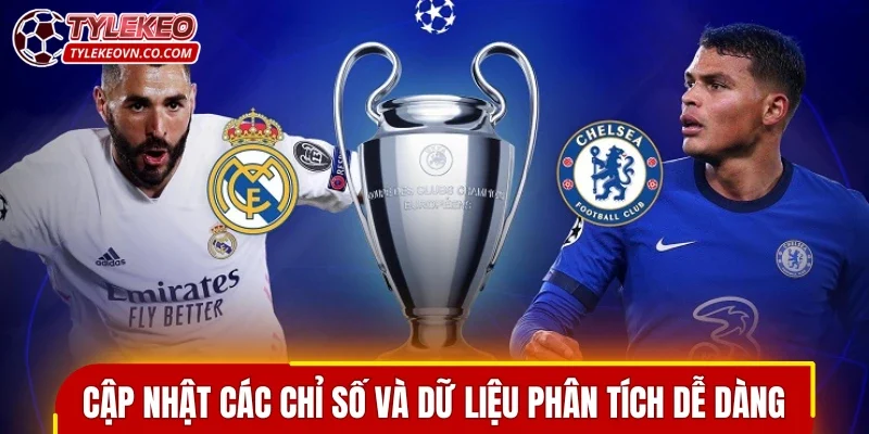 Cập nhật các chỉ số và dữ liệu phân tích dễ dàng
