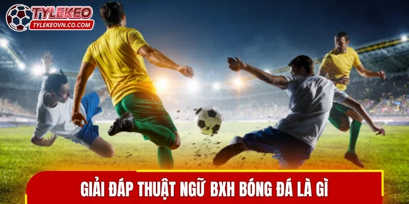 Giải đáp thuật ngữ BXH bóng đá là gì